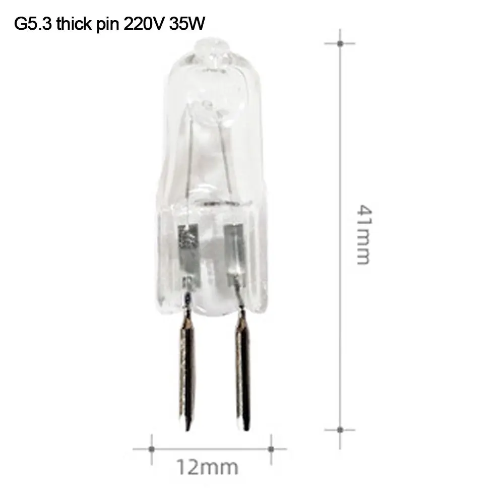 5pcs 2023 Glass tube G4 G5.3 G9 halogens Bulb Dimmable 10W 20W 35W 40W Ceramic Lamp 12V/220V Aromatherapy lamp lifelike