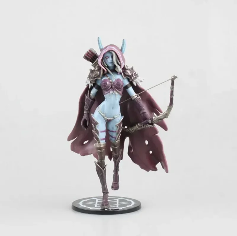 Figurine de collection WOW Rick Windrunner Sylvanas, statuette en PVC, modèle de reine tribale, jouet pour enfant, idée cadeau, 15cm, VIP