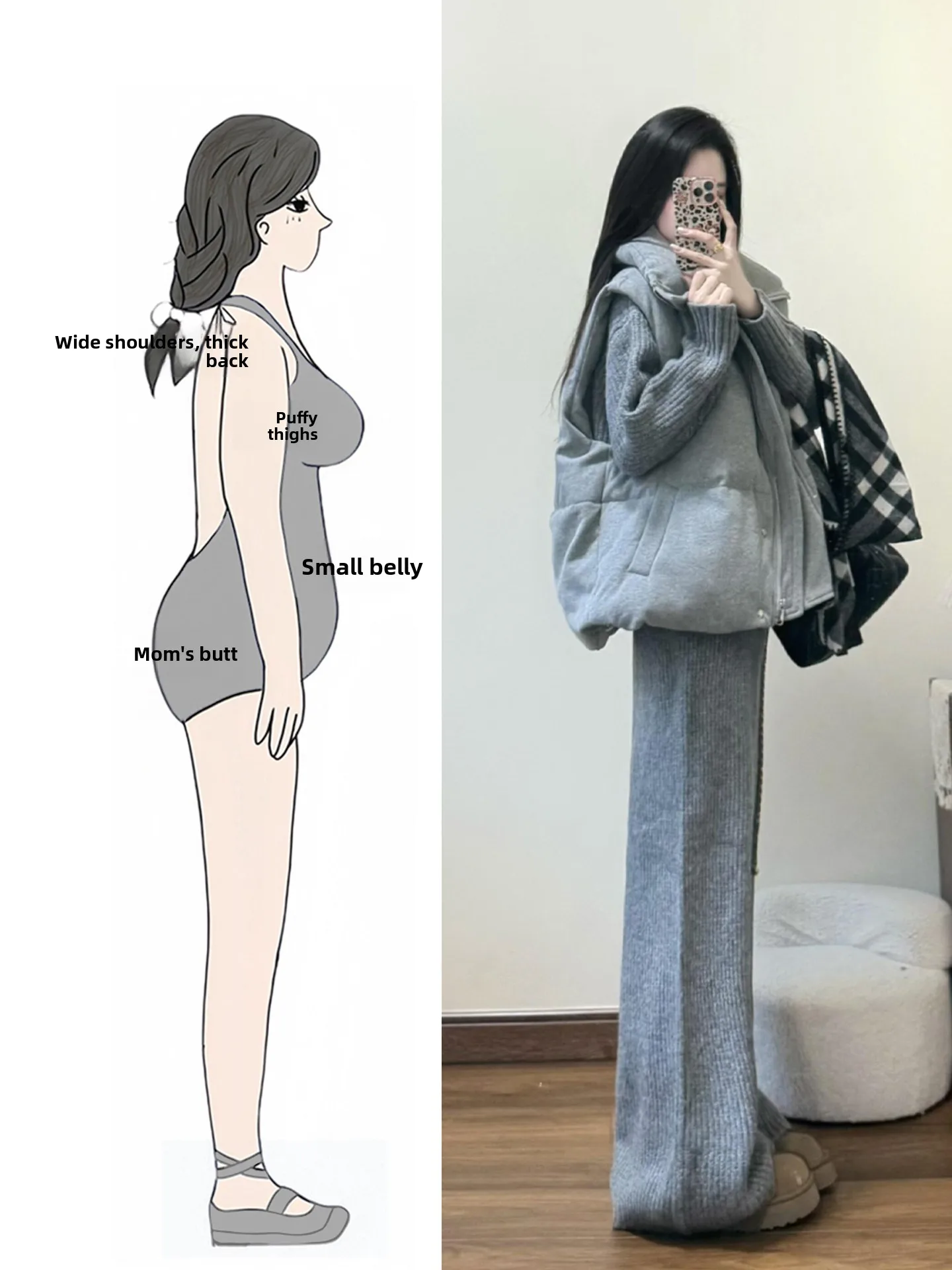 

Winter High Neck Knitwear Wide Leg Pants Vest Three Piece Set Women's plus Size Korean Style Cotton Vest Sweater Pants Set
