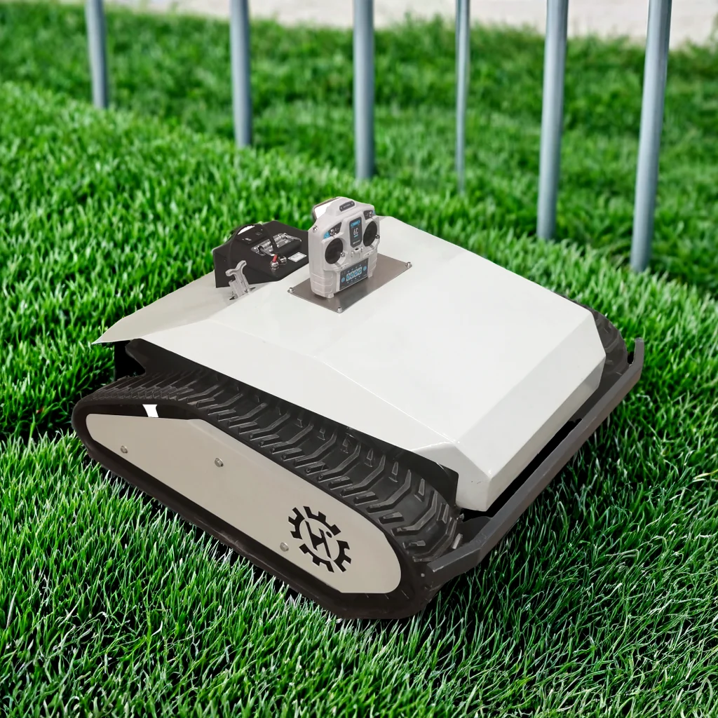 CNMC Crawler Lawn Mower Radio Control Customized High-quality All-terrain Grass Mowing Machine CE EPA Certified Lawn Mower