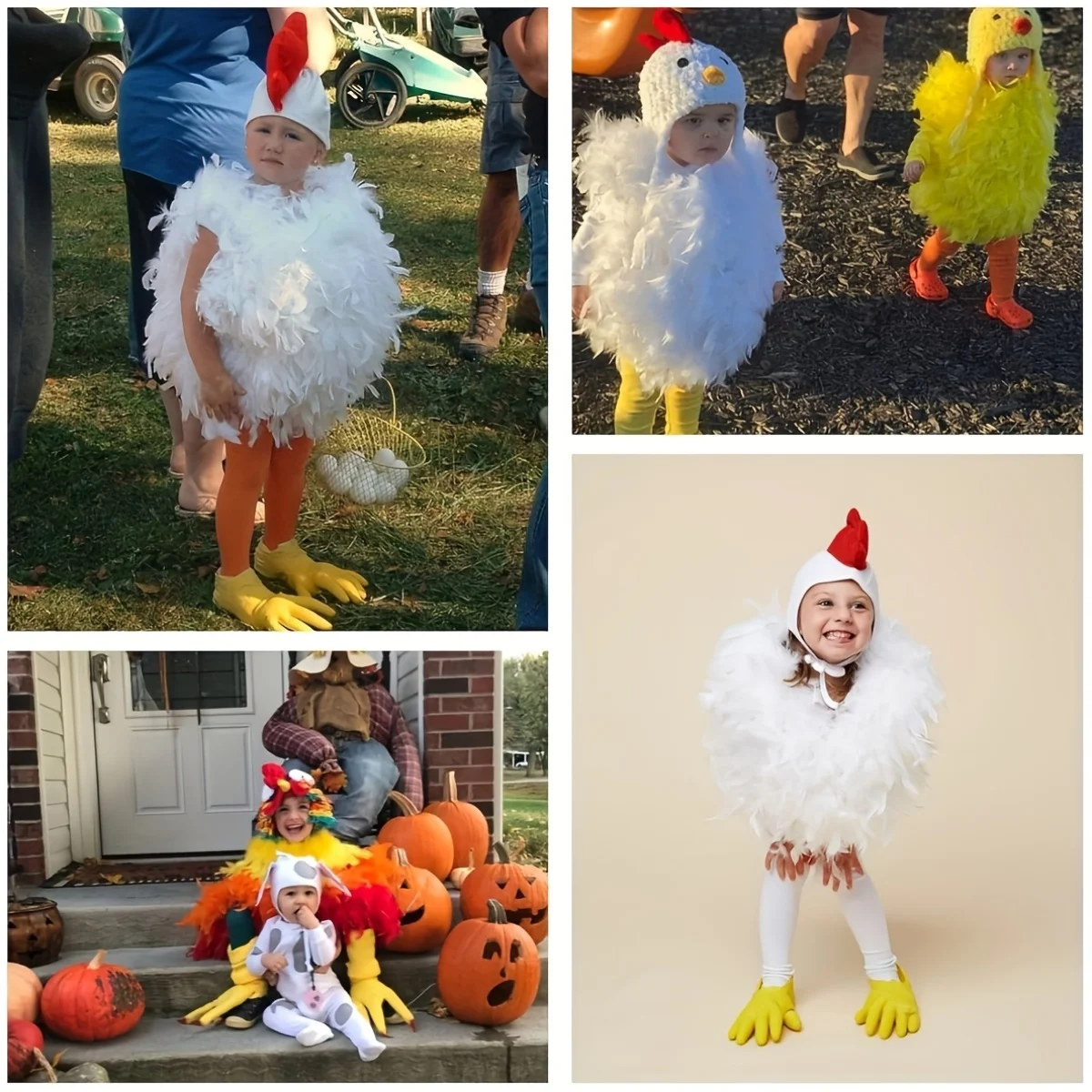 ขนนกห่านสีส้มฟูฟ่องขนาด 10-15 ซม. สำหรับตกแต่งงานปักเย็บผ้า DIY ชุดเดรส ชุดแฟนซี งานปาร์ตี้ และเครื่องประดับ