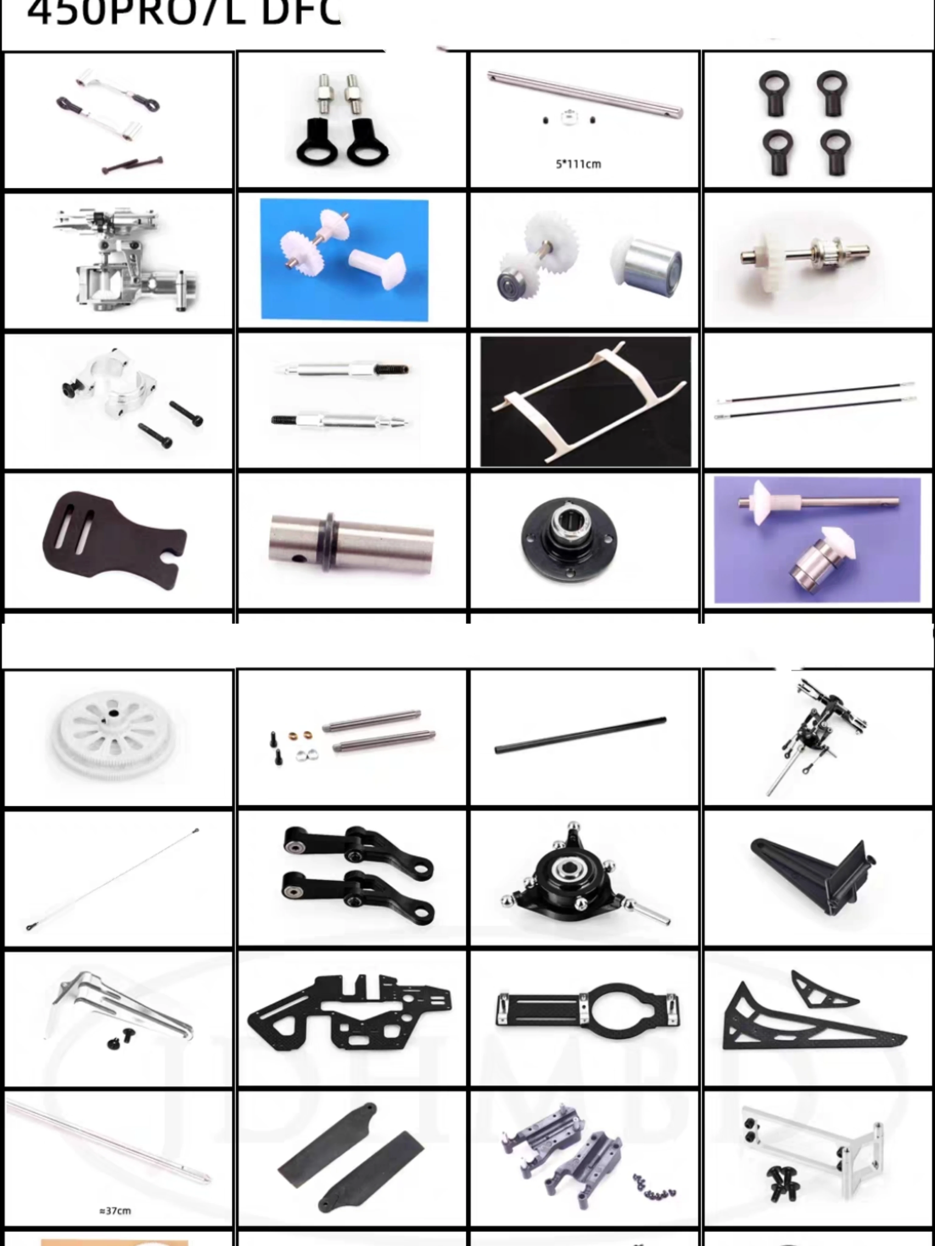 DIY RC Hobby 450Pro DFC Hubschrauber-Kit Ersatzzubehör – Modellbauteile und Zubehör