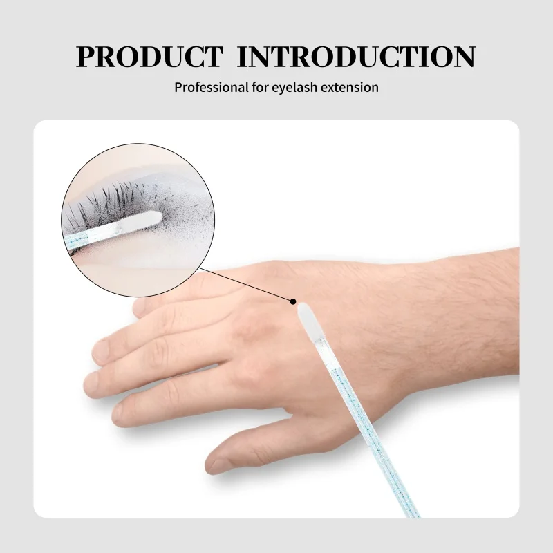 XIUSUZAKI 100PCS/Package  Eyelashes Makeup Maquiagem Durable Disposable Applicators Mascara Brush Eyelash Glue Cleaning Tool