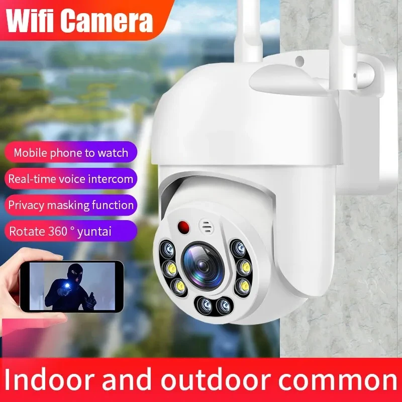 Imagem -02 - Câmera sem Fio Ptz ip Dome App Ycc365 Full Color ai Humanoid Detection Home Security Cctv Monitor do Bebê 2mp 1080p 2.4g 5g