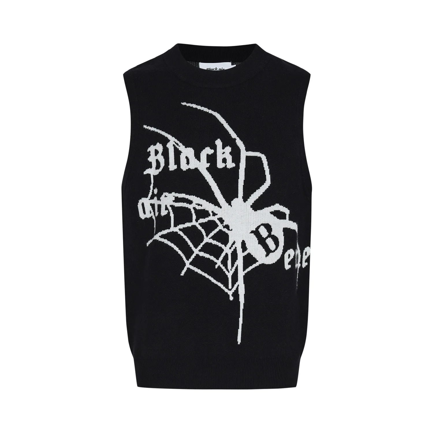 BLACK AIR Spider Jacquard Sweater Vest