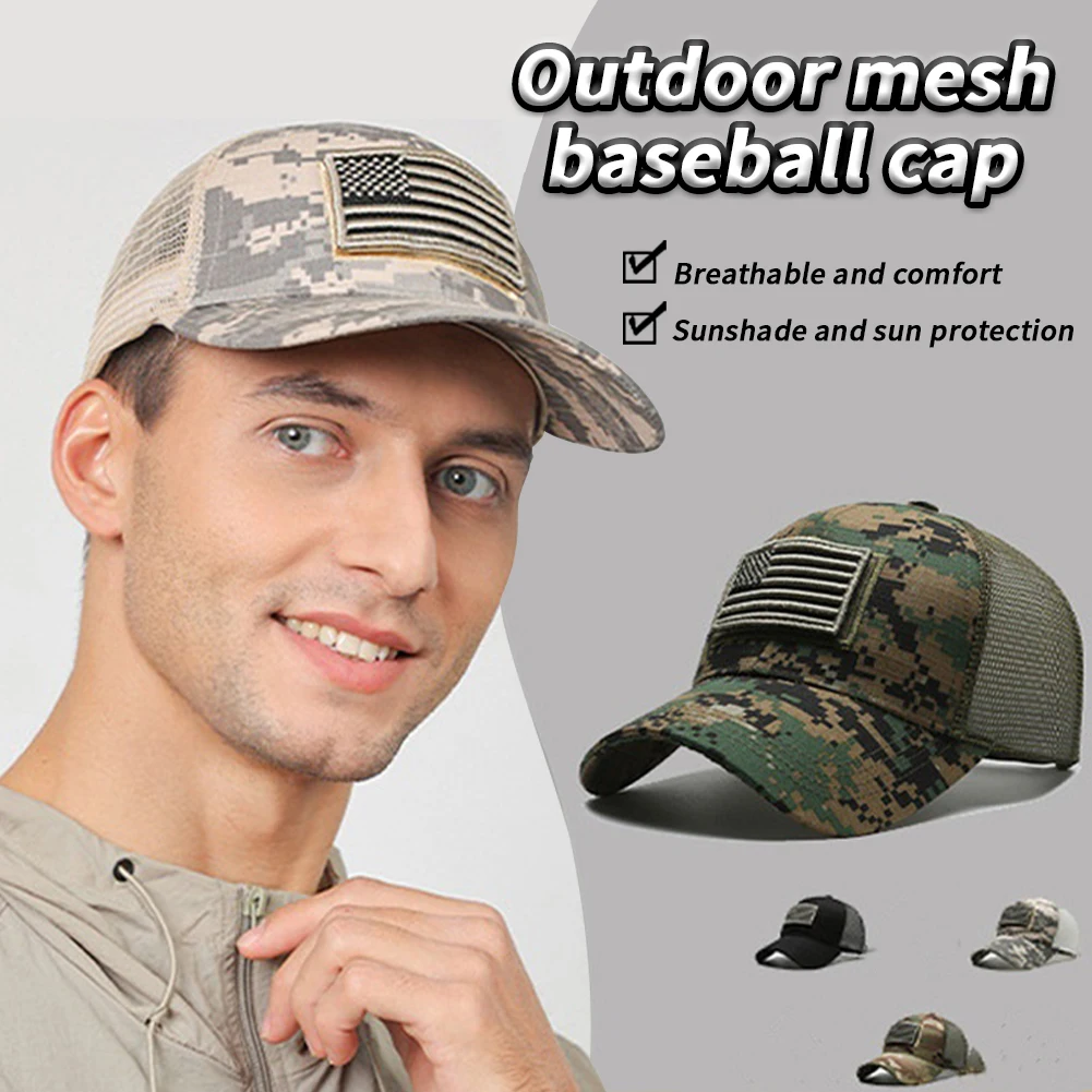 Multi-functional Breathable Mesh Summer Baseball Cap Practical And Stylish Dad Hat For Outdoor Fishing Sports Men Women