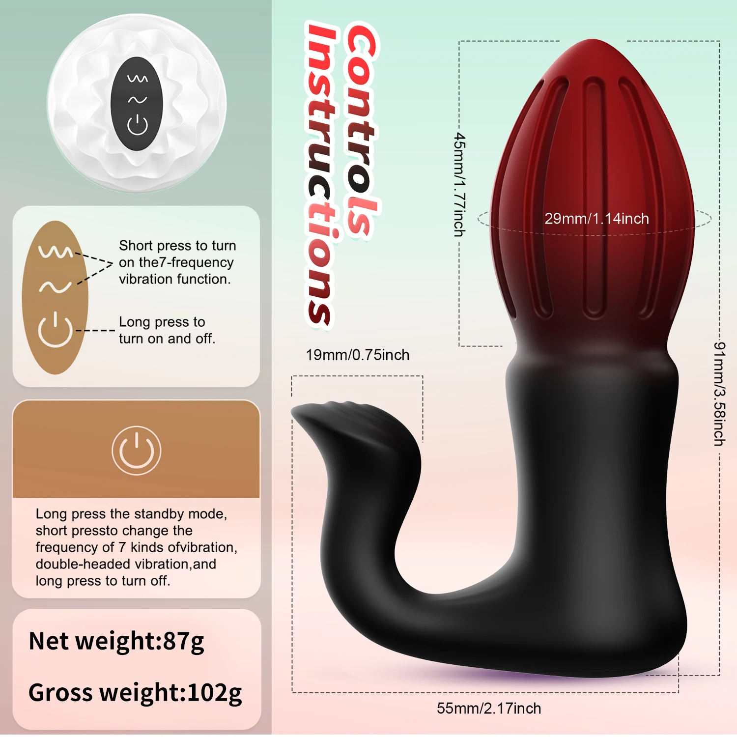 Top Female Anal Sex Toys: A Comprehensive Review of the 2 in 1 Remote  Control Anal Plug Vibrator