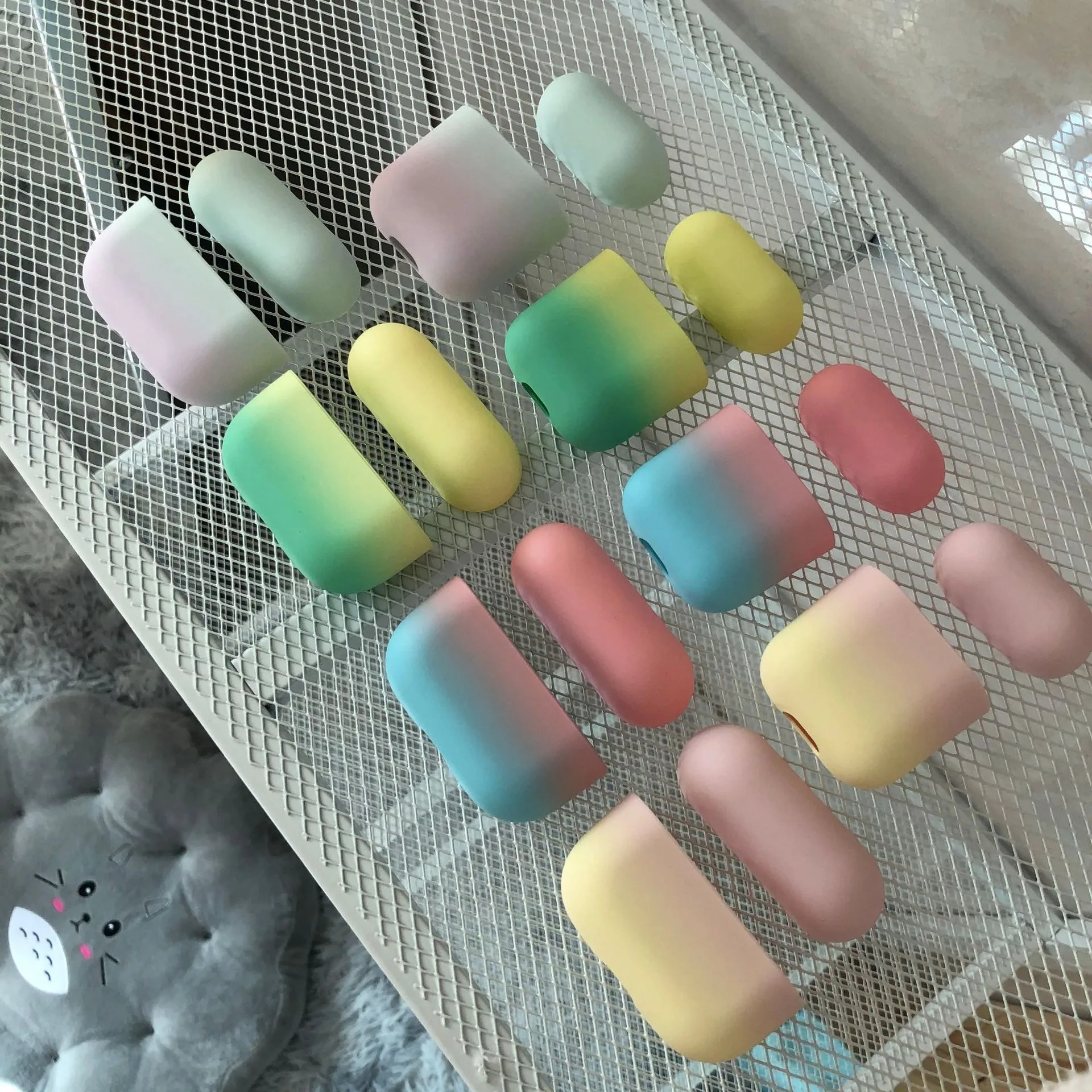 

Color Gradual Change Matte Protective Cover for AirPods 3 Pro 2 Apple Bluetooth 1/2 Generation Earphone Case