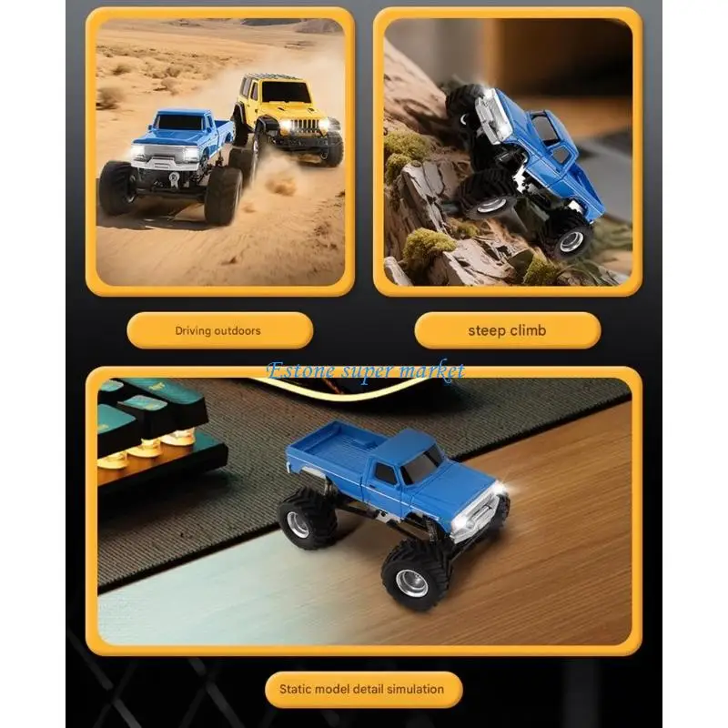 

090B Interactive Family Entertainment 1:36 Remote Control Crawlers Truck for Bonding