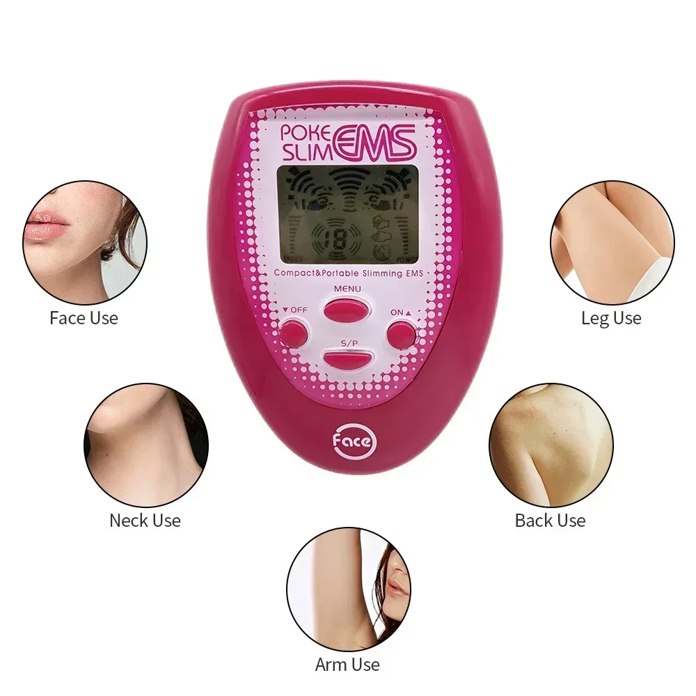 EMS Facial Lifting Device Double Chin Remover Face Firming Pulse Therapy Cheek Lift Up Machine Body Slimming Massager Beauty