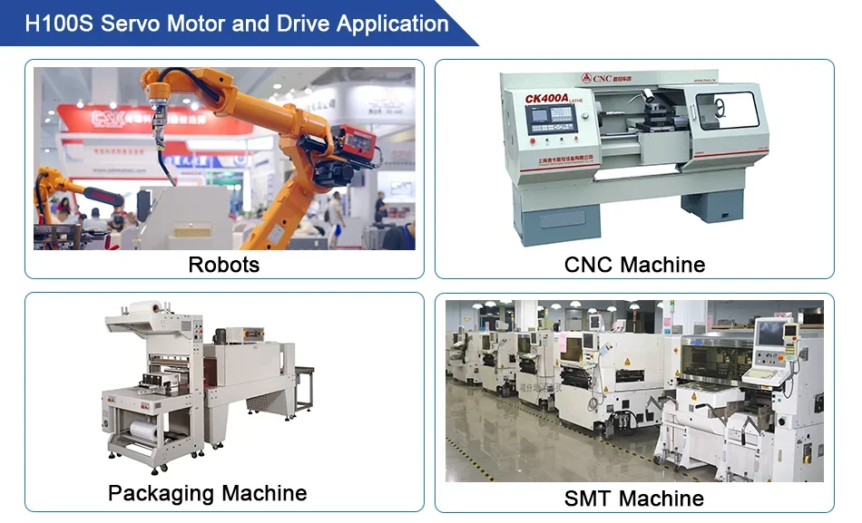 H100S Advanced Servo Drive System with 400W and 750W Motors for Industrial Automation