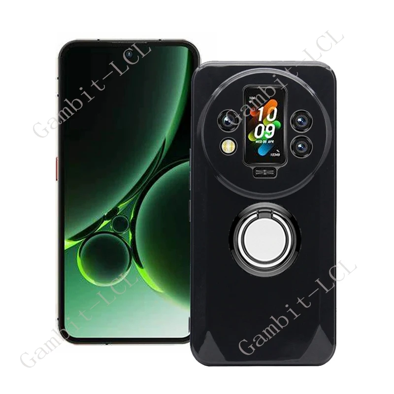 For Oukitel WP200 Pro 2025 6.7" WP 200 WP200Pro Back Ring Holder Bracket Phone Cover TPU Soft Silicone Case On OukitelWP200Pro