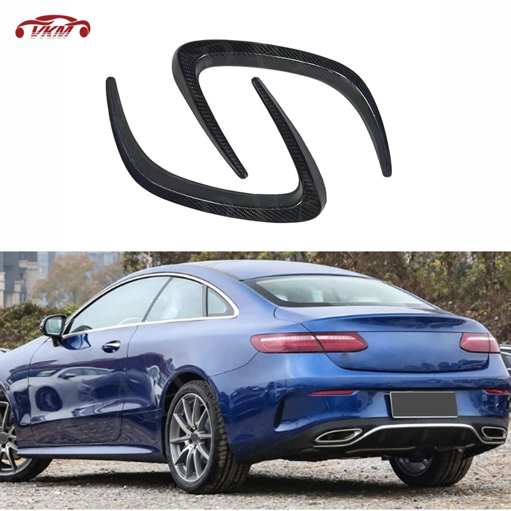 Carbon Fiber Rear Air Vent Trims Bumper Spoiler Body Kits Accessories for Benz E Class C238 Coupe Sport E53 AMG 2021-2023 FRP