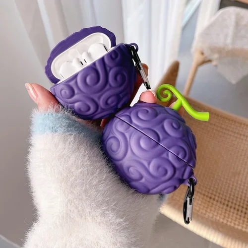 Imagen 2 del producto Funda para HUAWEI FreeBuds 6 6i 5 5i 4 4e funda gratis Buds Pro Pro2 Pro3 Pro4 SE3 SE2 protectora FreeClip Devil Fruit dibujos animados