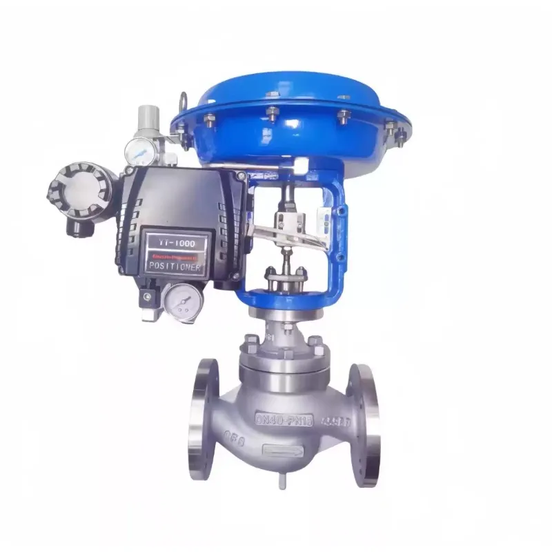 1pcs Pneumatic Control Valve Proportional for Pressure Temperature Flow Steam Oxygen Stainless Steel Single Seat