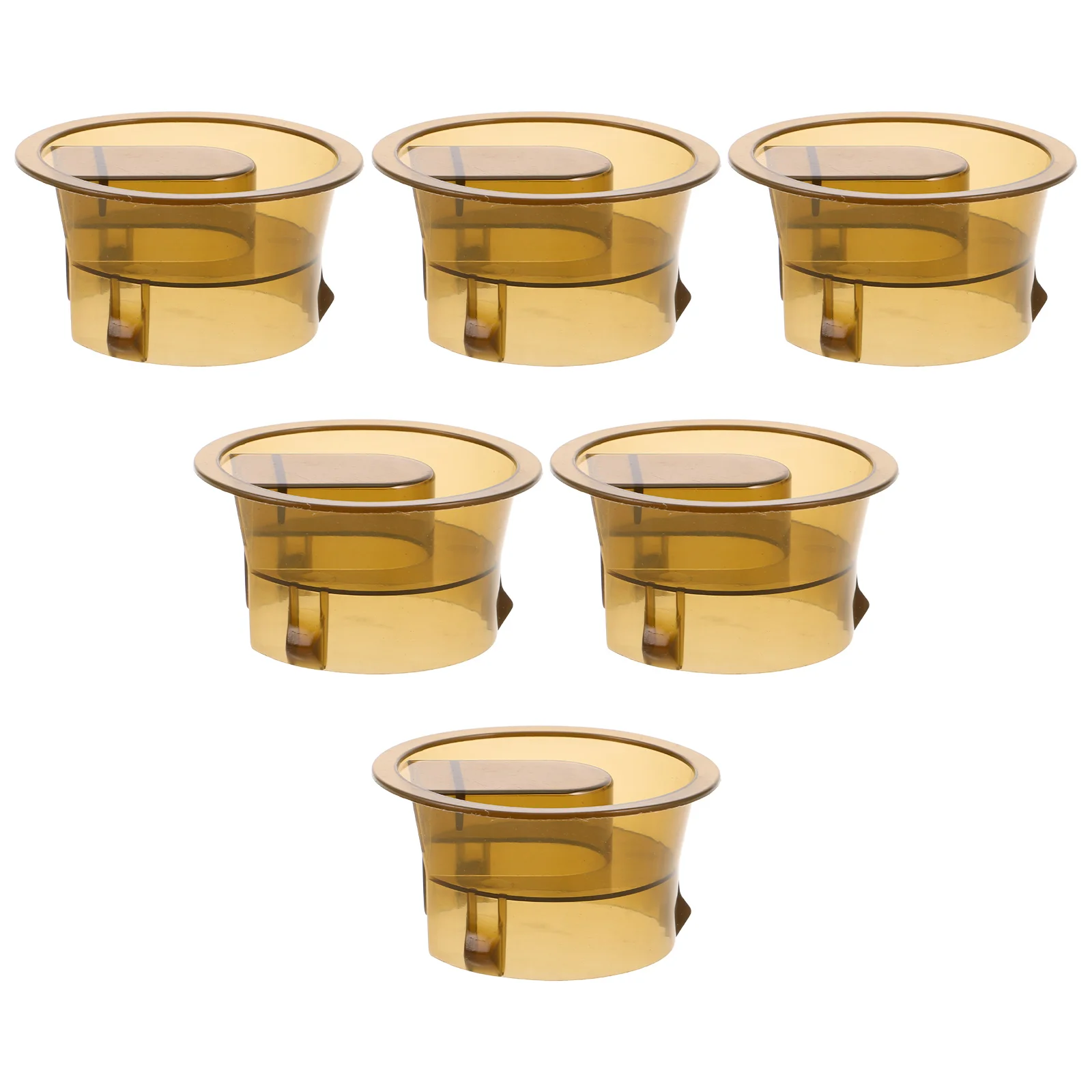 

6pcs Cold Water Pitcher Lid Replacement Universal Plastic Beverage Carafe Cover For Glass Jug Water Bottle Stopper Reusable