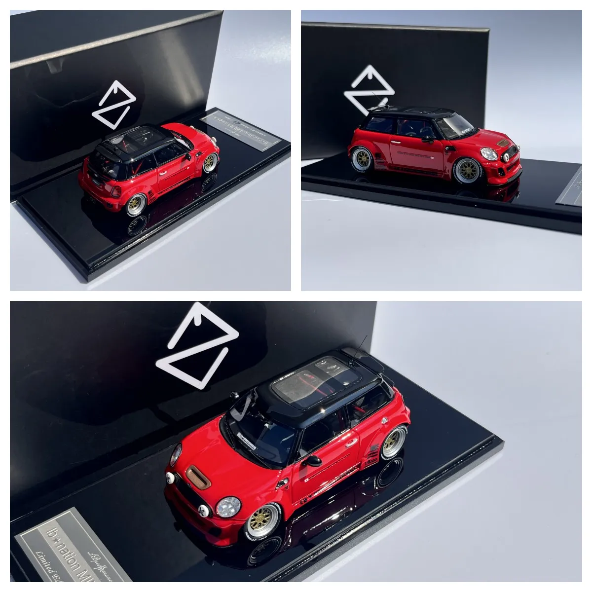 ENGUP 1:43 Scale Resin LBWK COOPER Double Door Coupe Sports Cars Model Classics Adult Collection Souvenir Gifts Static Display