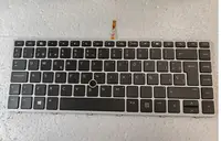 Teclado español retroiluminado para HP EliteBook 745 G5 745 G6 840 G5 846 G5 840 G6 ZBook 14u G5 14u G6 marco plateado