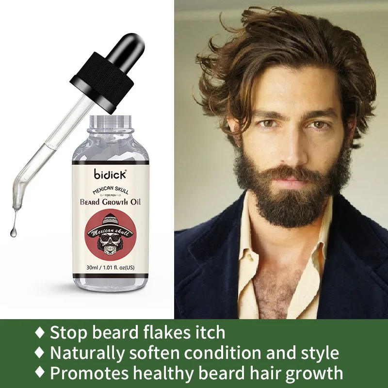 

Beard Growth Essential Oil 100% Natural Beard Growth Oil Hair Loss Products For Men Beard Care Hair Growth Nourishing Beard Care