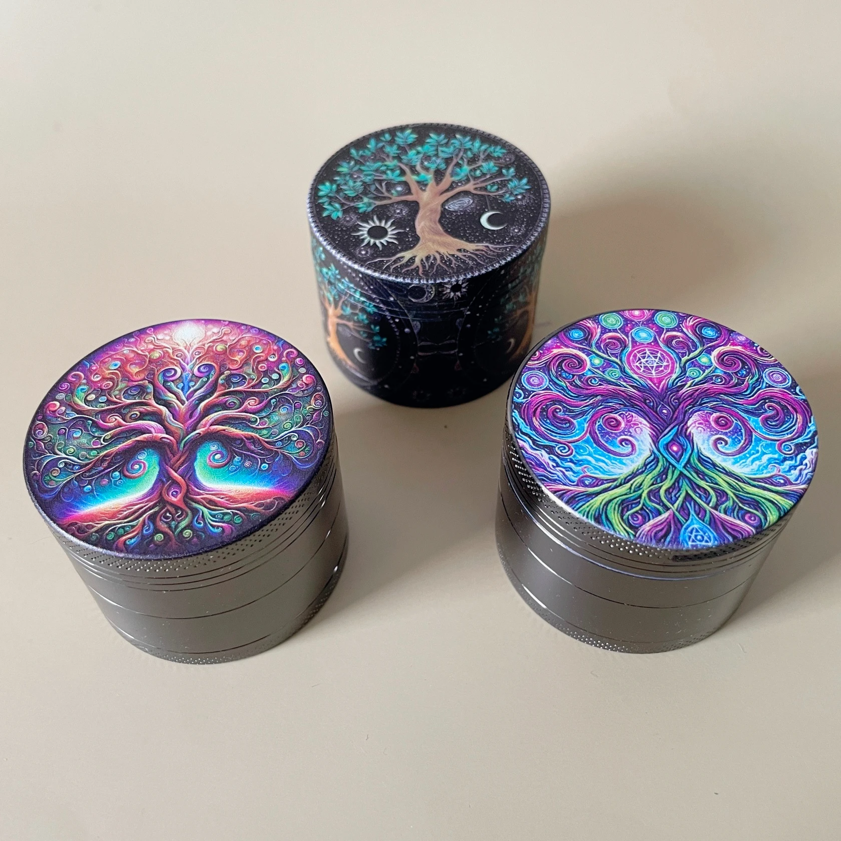 

2inch/50mm The Tree of Life Metal Tobacco Grinder