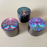 2inch/50mm The Tree of Life  Metal Tobacco Grinder