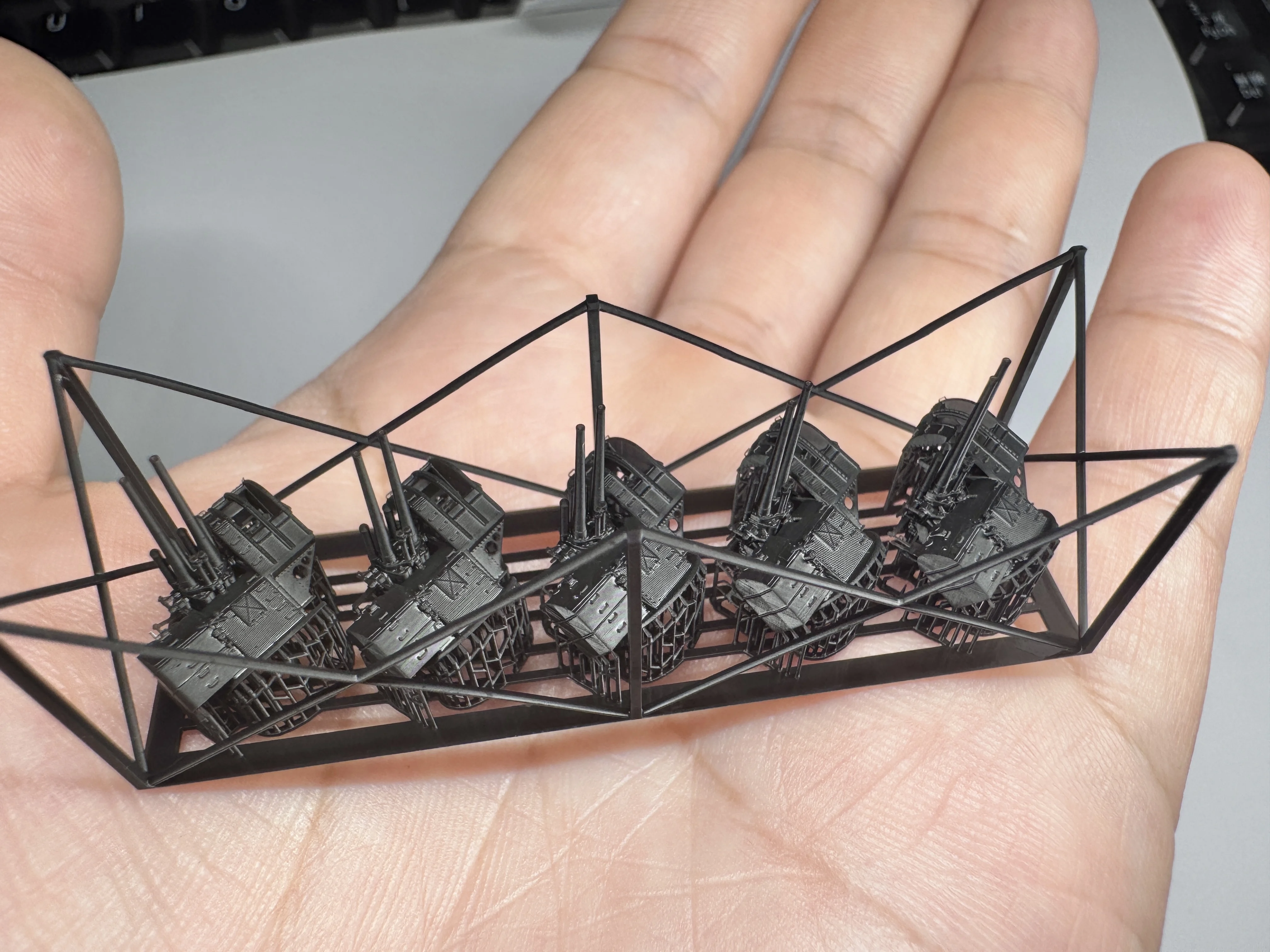 MUYI نموذج 1/350 مقياس نوع 89 127 مللي متر AA بندقية (النوع المبكر) تجميع نموذج بلاستيكي هواية الملحقات #2