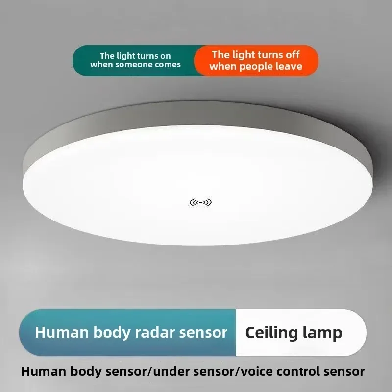 

LED Induction Ceiling Light Household Corridor Aisle Stairs Voice-activated Corridor Radar Infrared Human Body Sensor Light