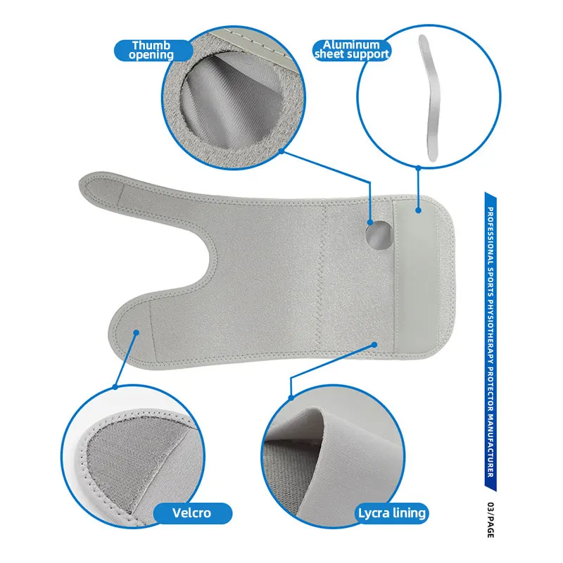 

The New Tendon Sheath Wrist Guard Fixed Wrist Strap Breathable Adjustable Anti-sprain Fixed Sleeve Wrist Steel Plate Wrist Guard