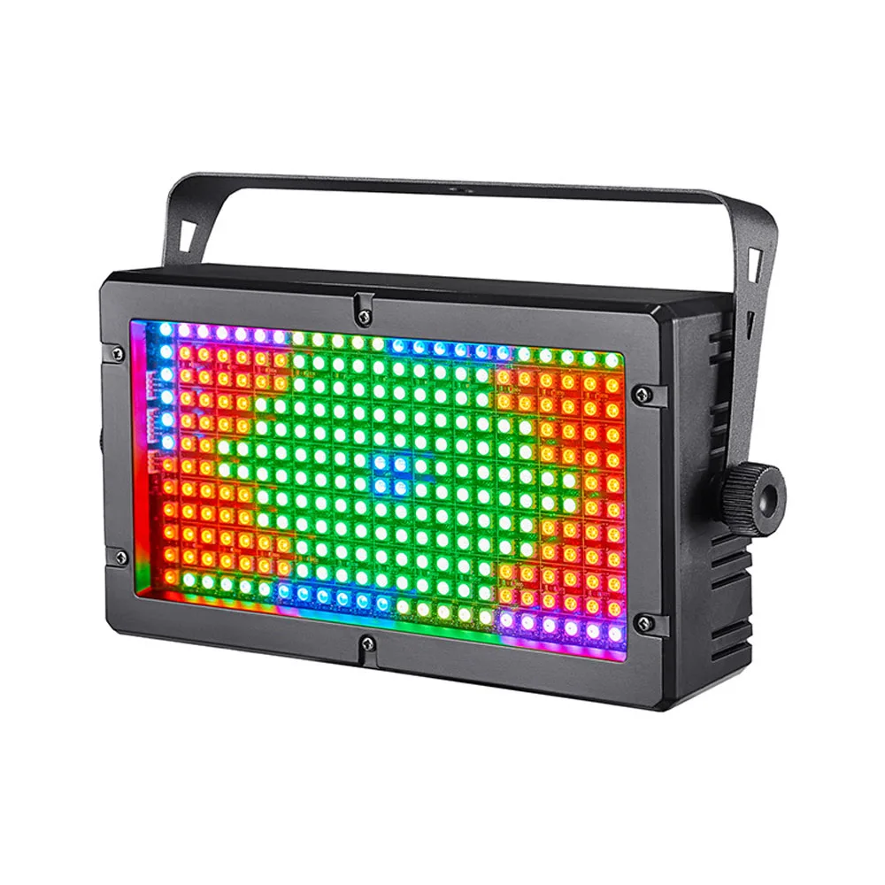 LED Colorful Strobe Light RGB Background Light DMX Control Atmosphere Light LED Sound Activated Stage Light Holiday Decoration