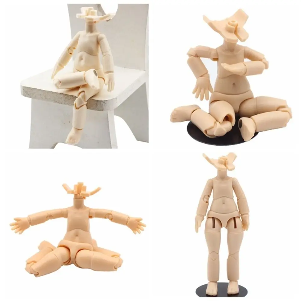 Akcesoria dla lalek Wielootrznakowe przegubowe ciało dla lalek Ob11 do przebierania Ruchome ciało DOD do wymiany Wielopowierzchniowe modele lalek DIY