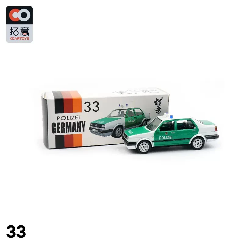 Xcartoys 1/64 Jetta Vintage Diecast Toys Classic Model Car Racing Car Vehicle For Children Gifts