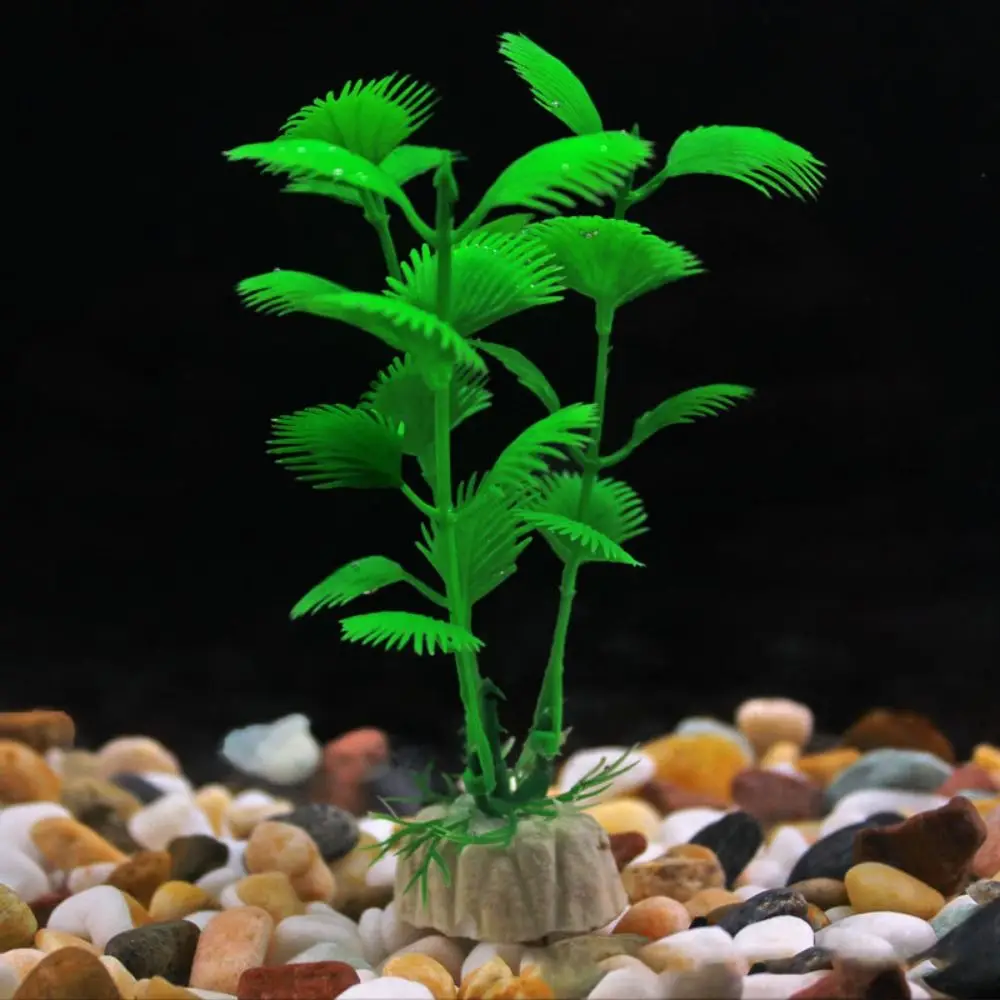 Artificial Aquarium Decor Plants Water Weeds Ornament Plastic Aquatic Plant Fish Tank Decorate Aquarium Accesories