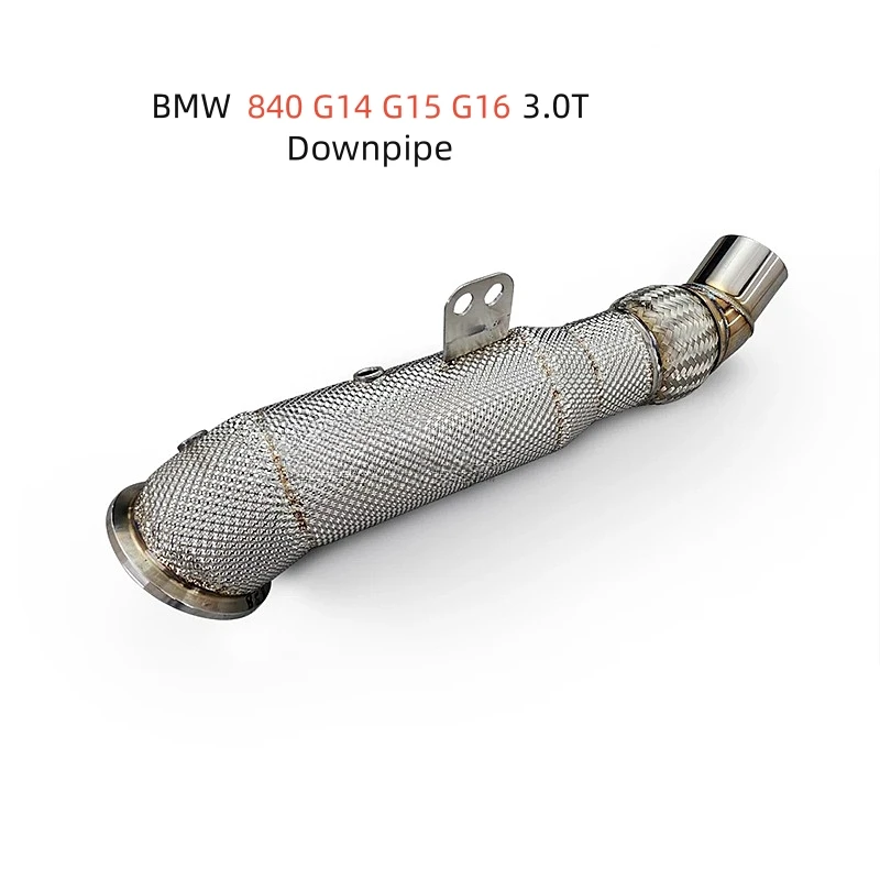 Downpipe used for BMW 840i G14 G15 G16 3.0T 2019-2023 High performance stainless steel downpipe car exhaust pipe