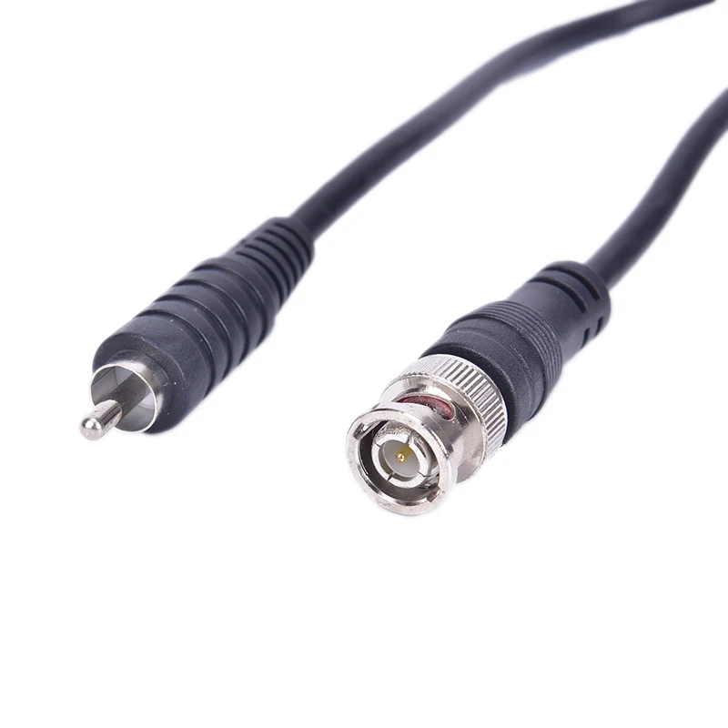 Bnc Mannelijk Naar Rca Mannelijk Coax Kabel Snoer Adapter Connector Voor Cctv Dvr Camera Lot