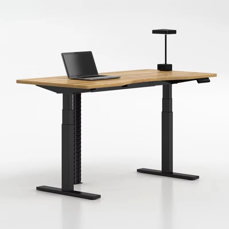 

Электрический стоячий стол современного дизайна, верстак с регулируемой высотой и металлическим каркасом, компьютерный стол для сидения