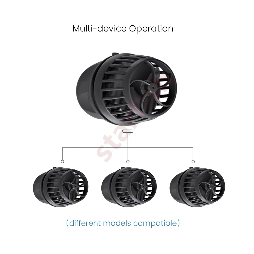 Jebao Jecod New Smart Bluetooth App Control Cordless Freshwater Saltwater Fish Tank DMP-10/20/30/40 Aquarium Wavemaker Pump