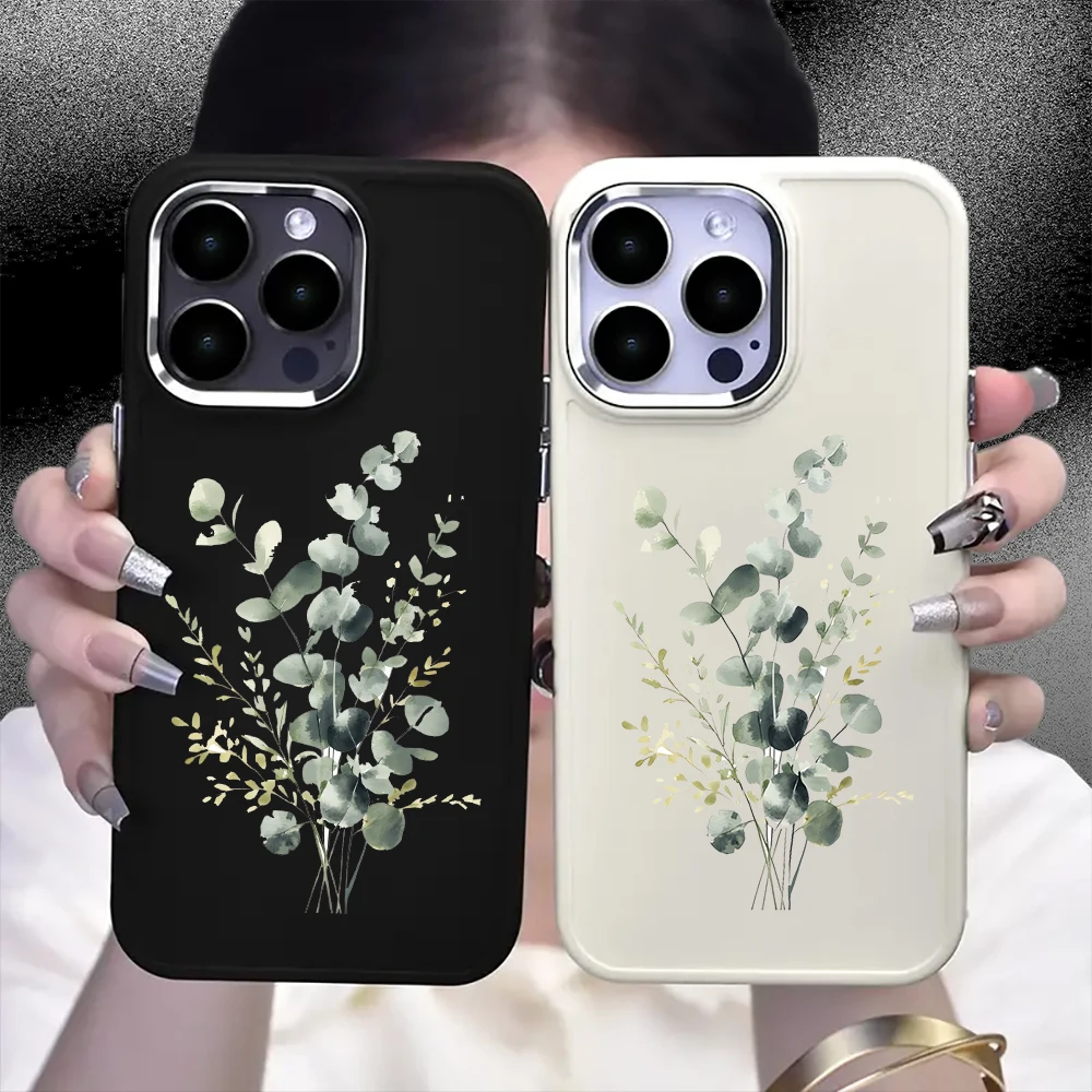 

Новый дизайн чехла с рисунком листьев, подходит для iPhone 16 Pro Max/iPhone 16Pro/iPhone 16/iPhone 16 Plus для iPhone 11 12 13 14 15 серий