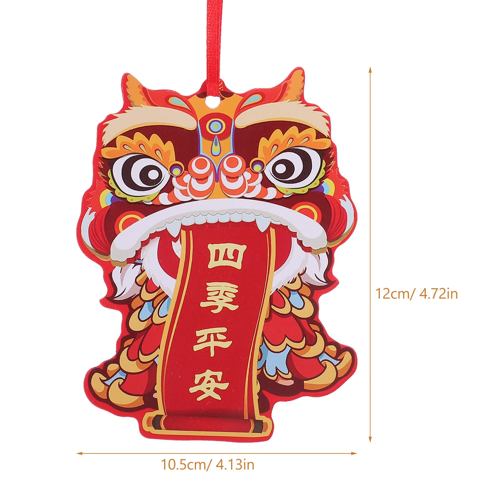 12 шт., новогодний подвесной декор в китайском стиле, бумажный материал, традиционный дизайн, украшение для домашнего офиса, торгового центра