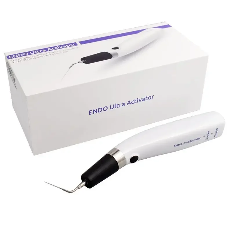 VIMEL den tal Ultra Activator With 6pcs Endo s 40KHz Wireless Teeth Root Canal Cleaning Irrigating  Endodontic Equipment