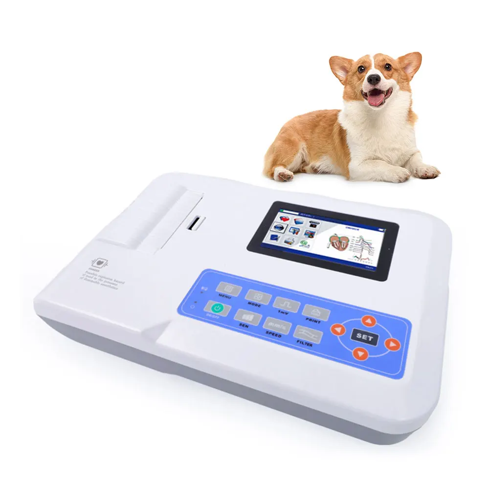 CONTEC ECG300G VET Electrocardiograma veterinary Pathological Analysis Equipments animal ecg machine