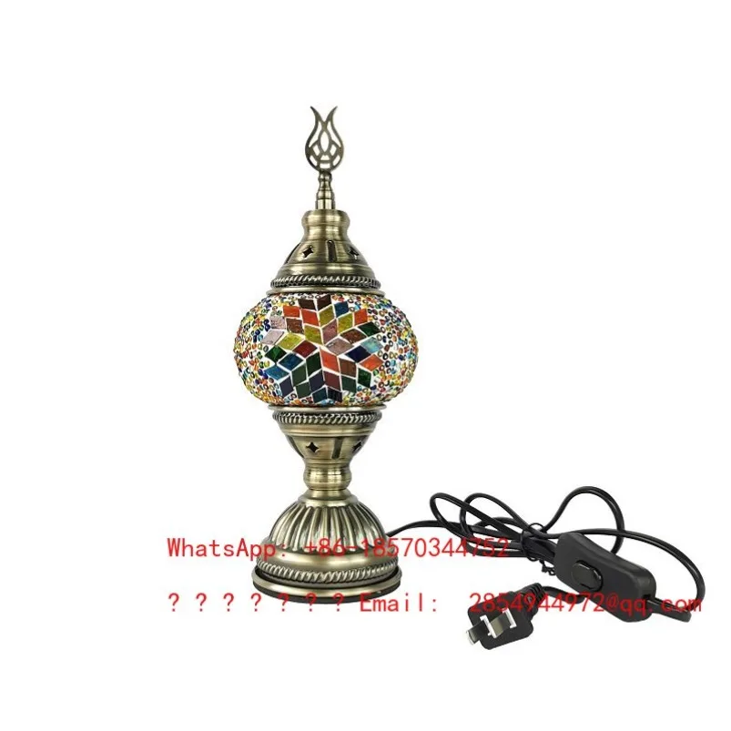Vintage Romantic Small Table Lamp Bedroom Study Cafe Restaurant Hotel Homestay Decorative Table Lamp - view 4