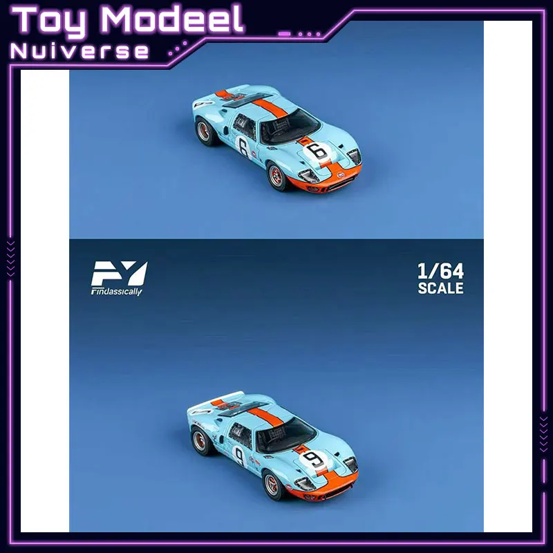 

Коллекционная модель гоночного автомобиля Ford GT40 MK1 Le Mans 6 9 в масштабе 1/64 из литого сплава, реалистичная, идеальный подарок
