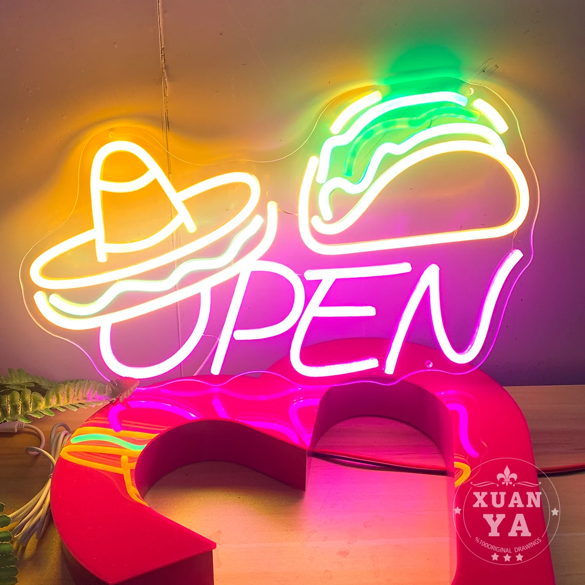

Open Hotpot, Gourmet, neon apply restaurant Hotpot Shop Sign Neon Decoration to make your shop more atmosphere