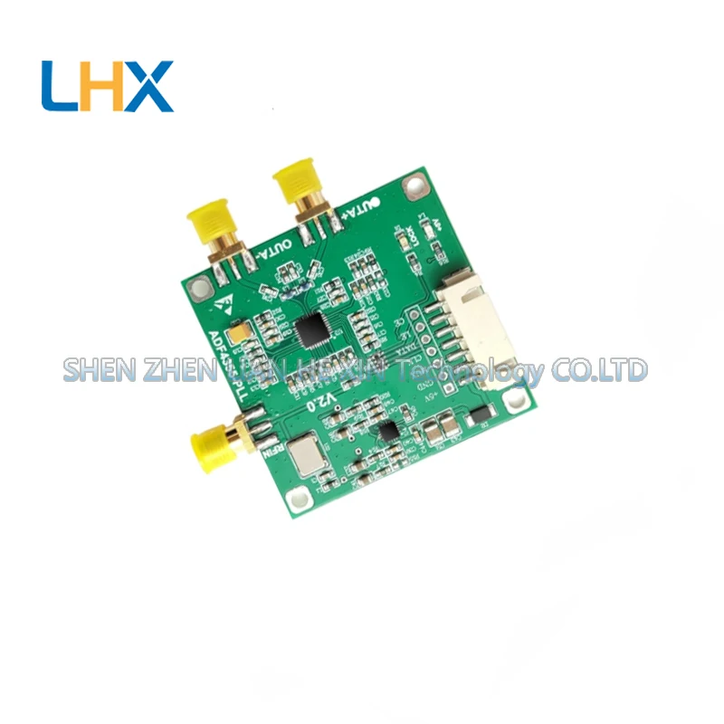 ADF4355 54MHz - 6.8GHz phase-locked loop phase detector module frequency generator low phase noise RF sweep source