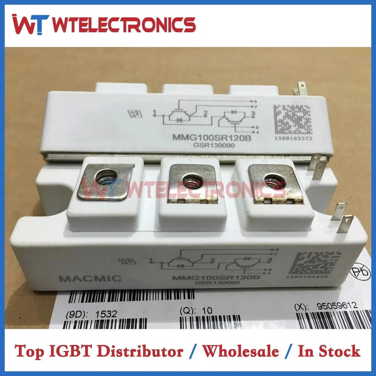 

Genuine MMG100SR120B Power Diode Module MMG100SR120B