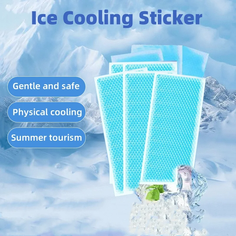 Ice Cool Patch for Summer Heatstroke Prevention and Cooling Cooling Patch for Mobile Phone Cooling Gel Cold Apply Ice Patch