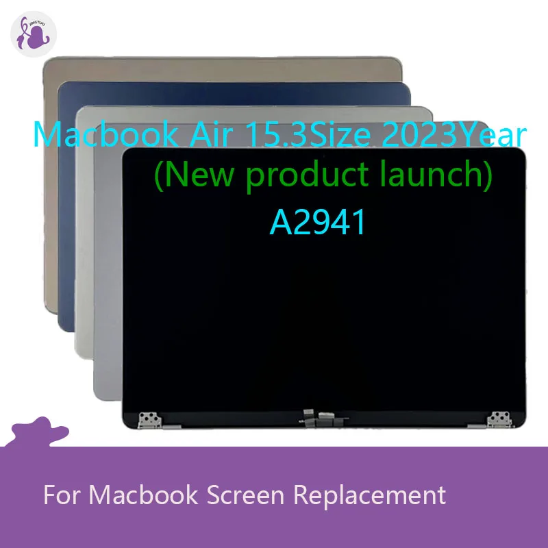 

New A2941 LCD component for Macbook Air 15.3 "M2 A2941 full screen gray silver starry gold midnight blue