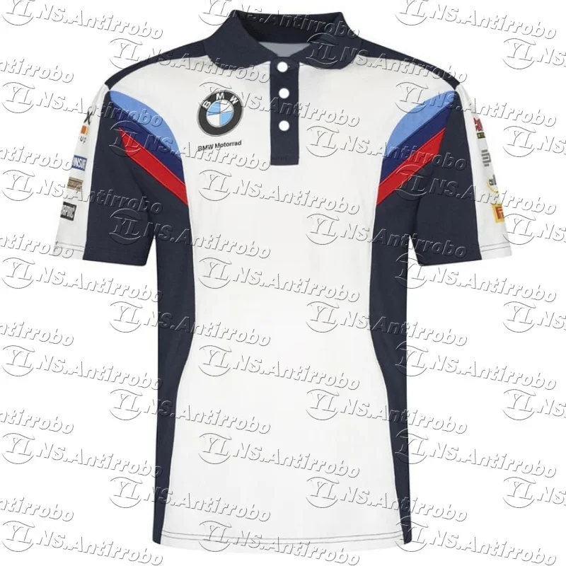 

For BMW Motorrad Motorsport Cruiser Tour Motorcycle Superbike Racing Team Summer Quick Dry Breathable Cold Feeling Polo Shirt