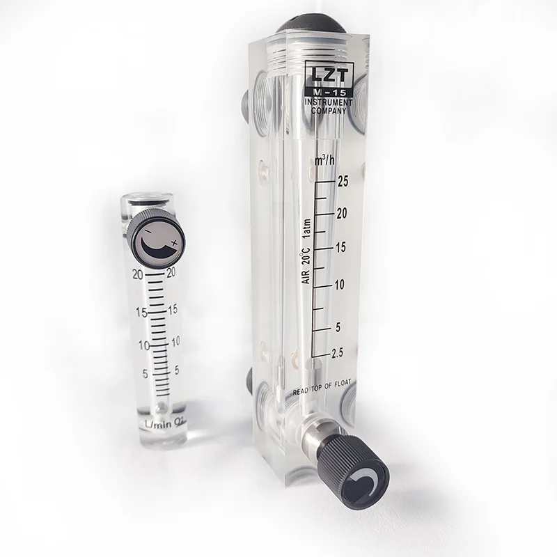 Zyia Panel Type Acrylic Float  air Rotameter Flowmeter