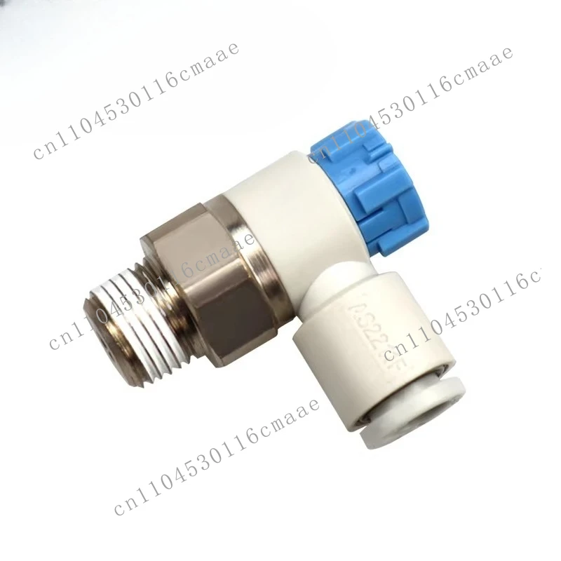 Industrial machinery accessories Hot-selling elbow type speed control valve quick changer pneumatic components Stainless steel